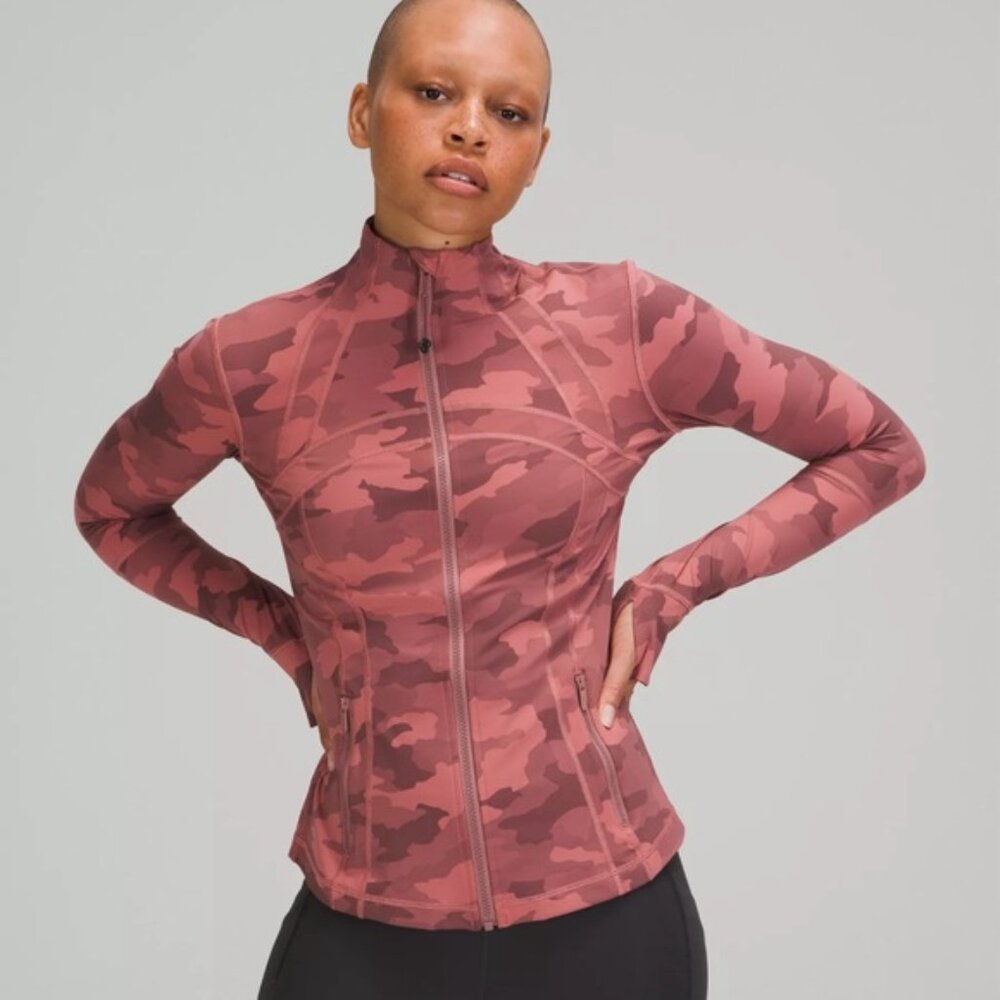 Lululemon Camo Rose Pink Multi Define Jacket, size 2 or XS